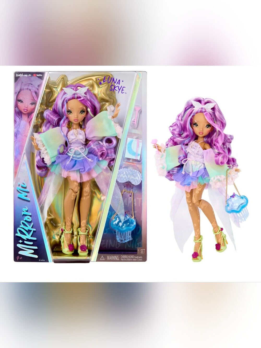 Mirror Mi Luna Skye Doll Walmart Exclusive Fashion Dreamy Emotion NIB